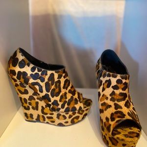 Steve Madden Leopard Platforms